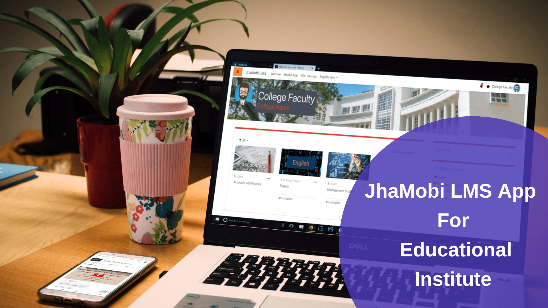 JhaMobi LMS: Software solution for Educational Institute
